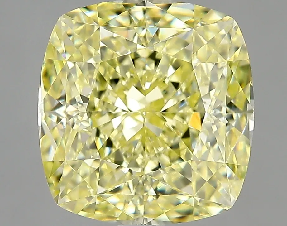 Cushion Brilliant 4.06 Yellow VS1 NON