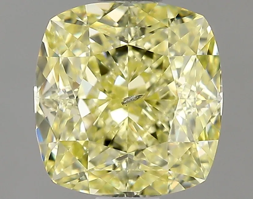 Cushion Brilliant 1.21 Yellow SI2 FNT