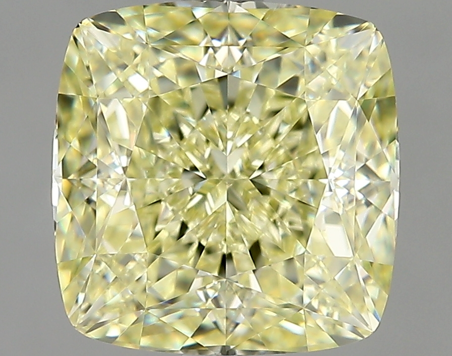 Cushion Brilliant 3.53 Yellow VVS1 NON
