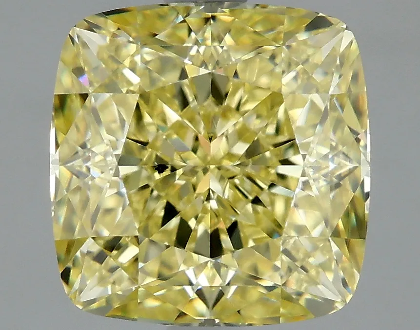 Cushion Brilliant 2.69 Yellow SI1 MED