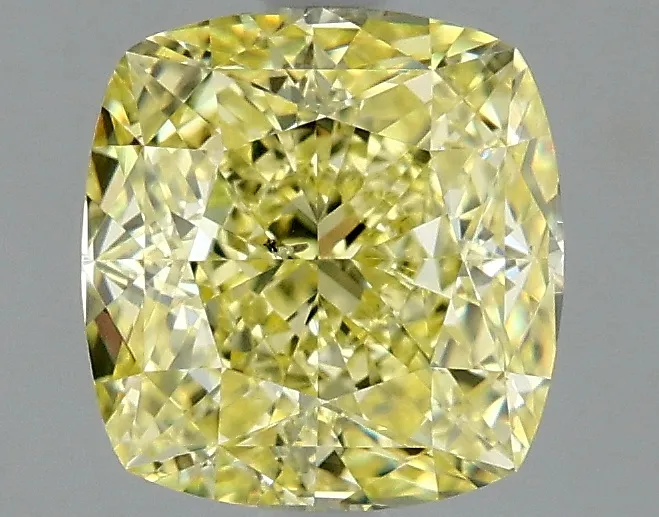 Cushion Brilliant 2.08 Yellow SI2 FNT