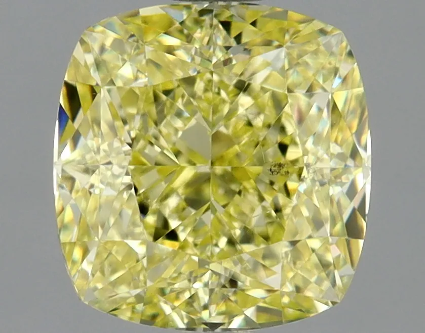 Cushion Brilliant 2.01 Yellow SI1 MED