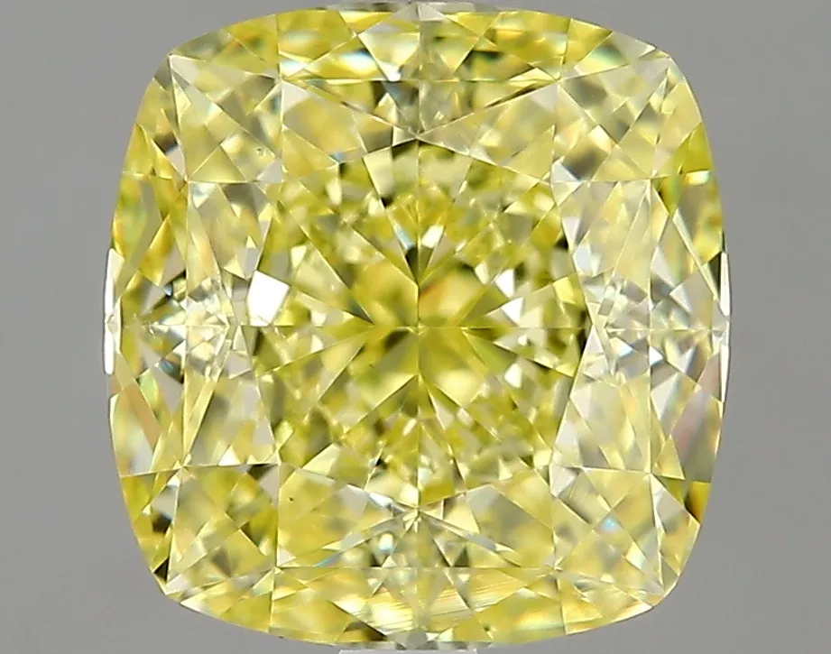 Cushion Brilliant 3.03 Yellow SI1 NON