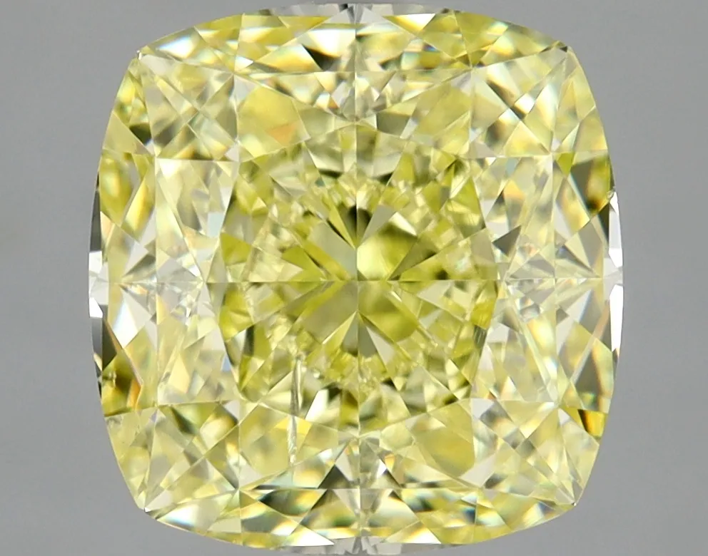 Cushion Brilliant 3.06 Yellow SI2 FNT