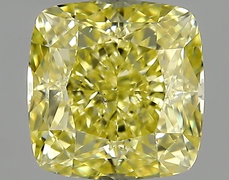 Cushion Brilliant 1.33 Yellow SI1 MED