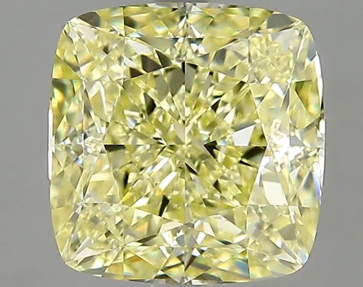 Cushion Brilliant 3.59 Yellow VS1 NON