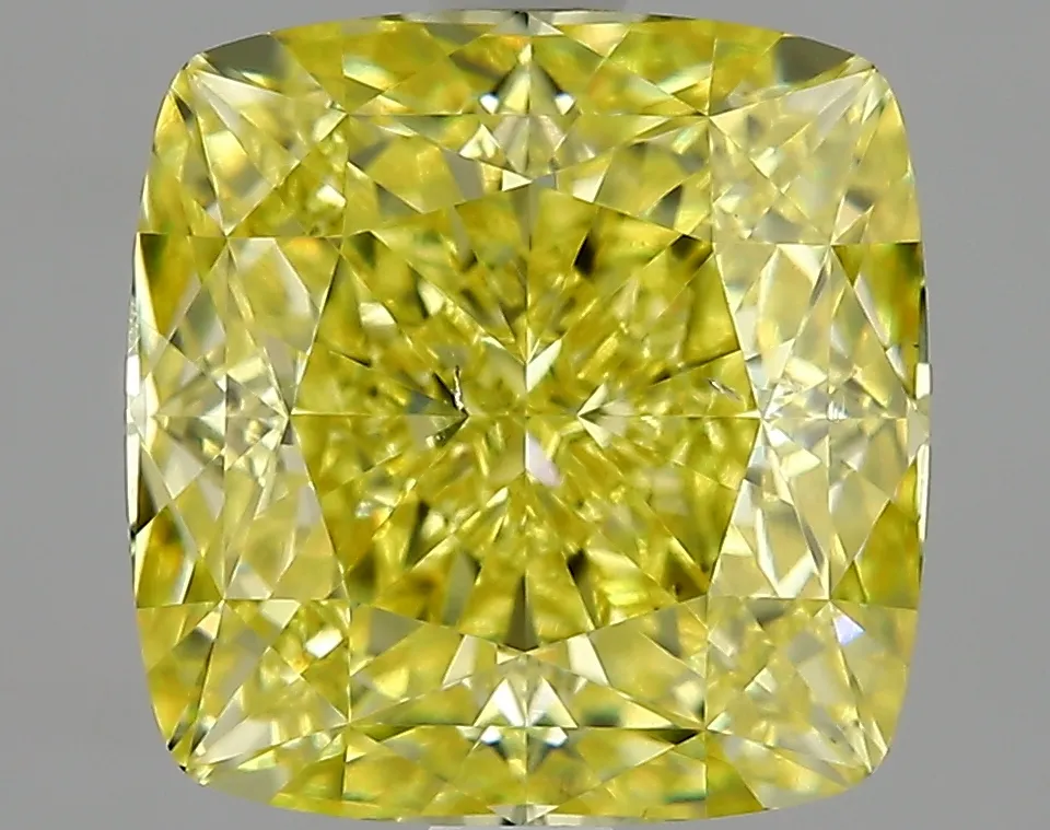 Cushion Brilliant 3.03 Yellow SI1 MED