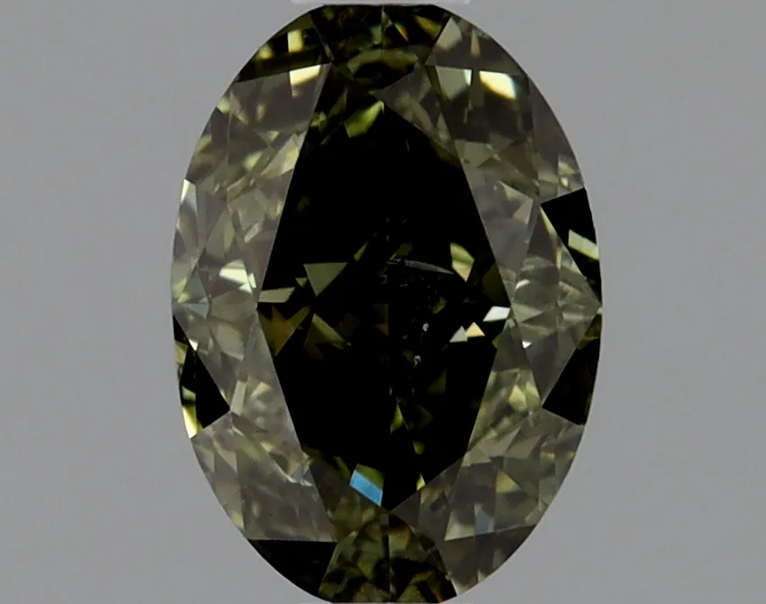 Oval 0.5 Yellow SI2 STG