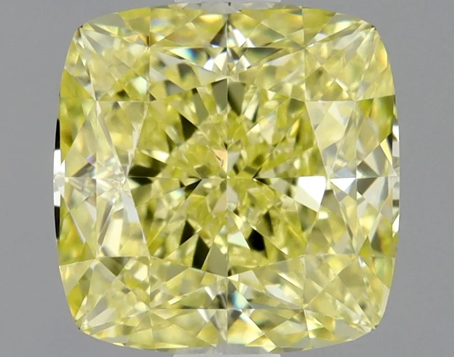 Cushion Brilliant 1.23 Yellow VS2 MED