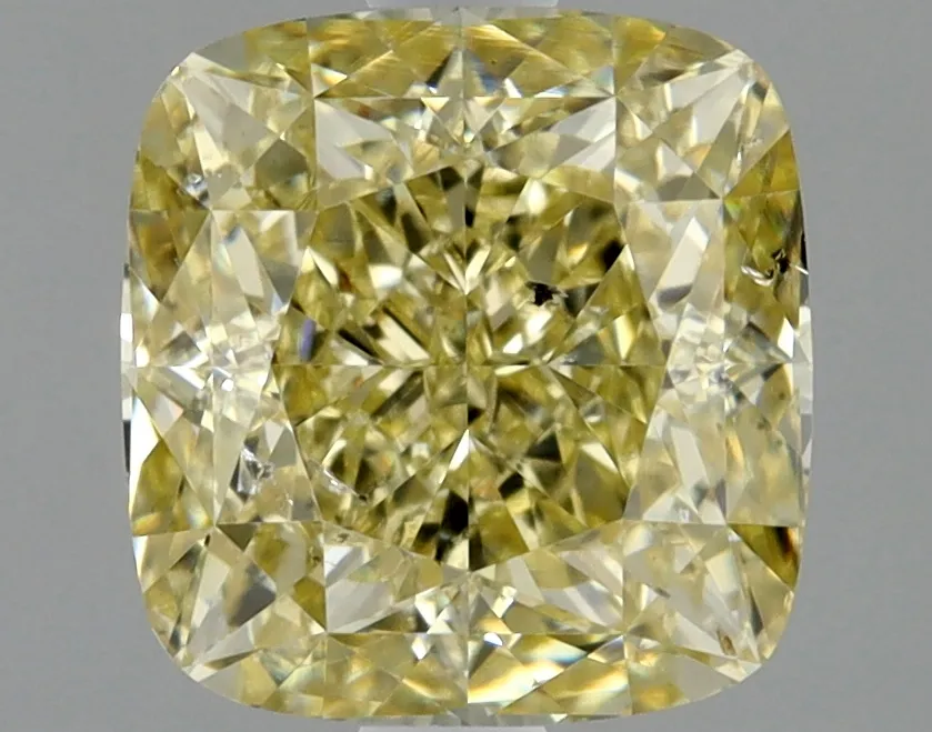 Cushion Brilliant 2.02 Blue SI2 FNT