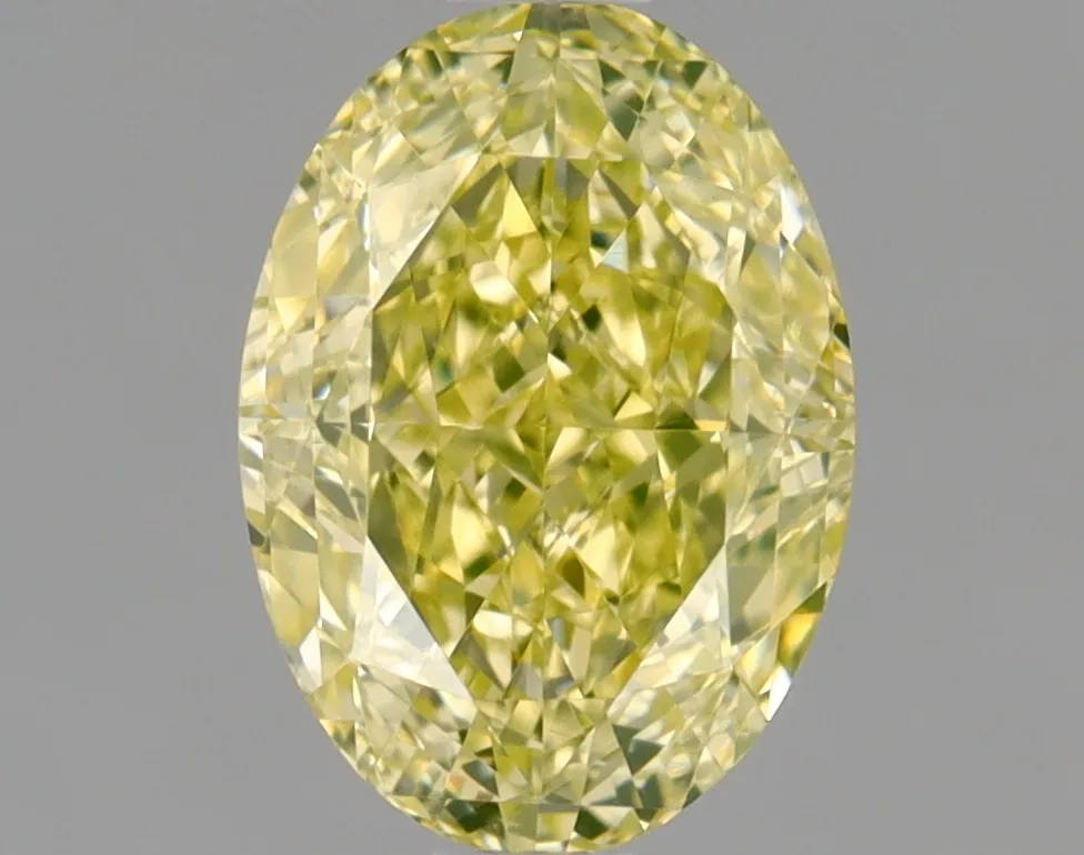 Oval 1.18 Yellow VVS2 MED