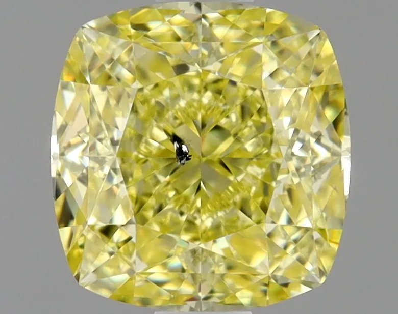Cushion Brilliant 1.1 Yellow SI2 FNT