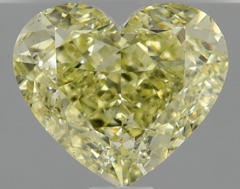 Heart 1.24 Yellow SI1 FNT