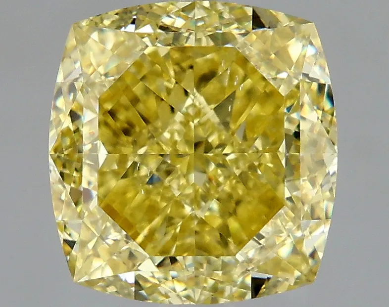 Cushion Brilliant 2.51 Yellow SI1 FNT