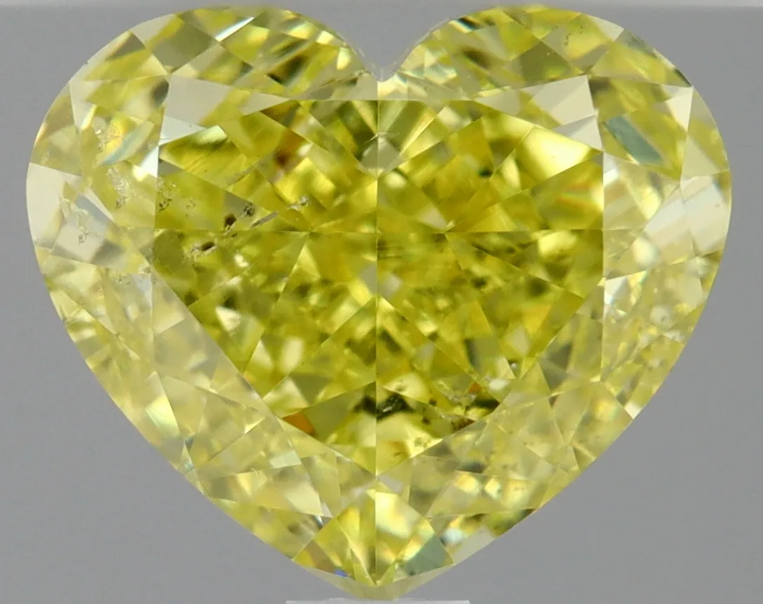 Heart 1.3 Yellow SI2 MED