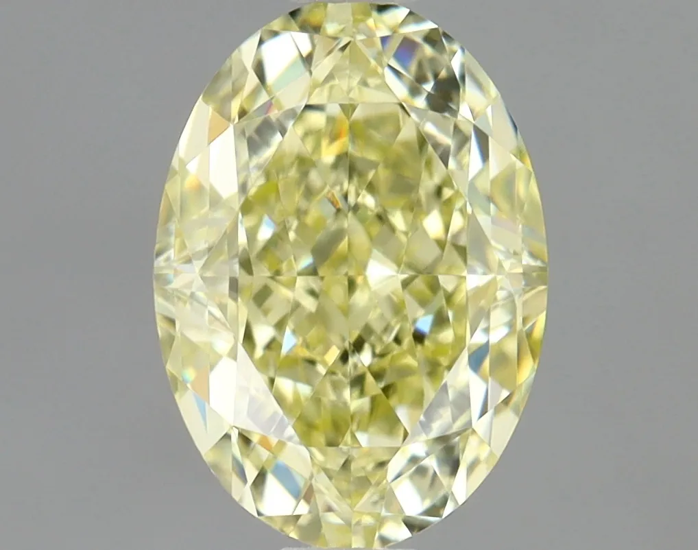 Oval 1.12 Yellow VVS2 MED