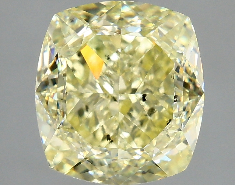 Cushion Brilliant 4.01 Yellow SI2 NON