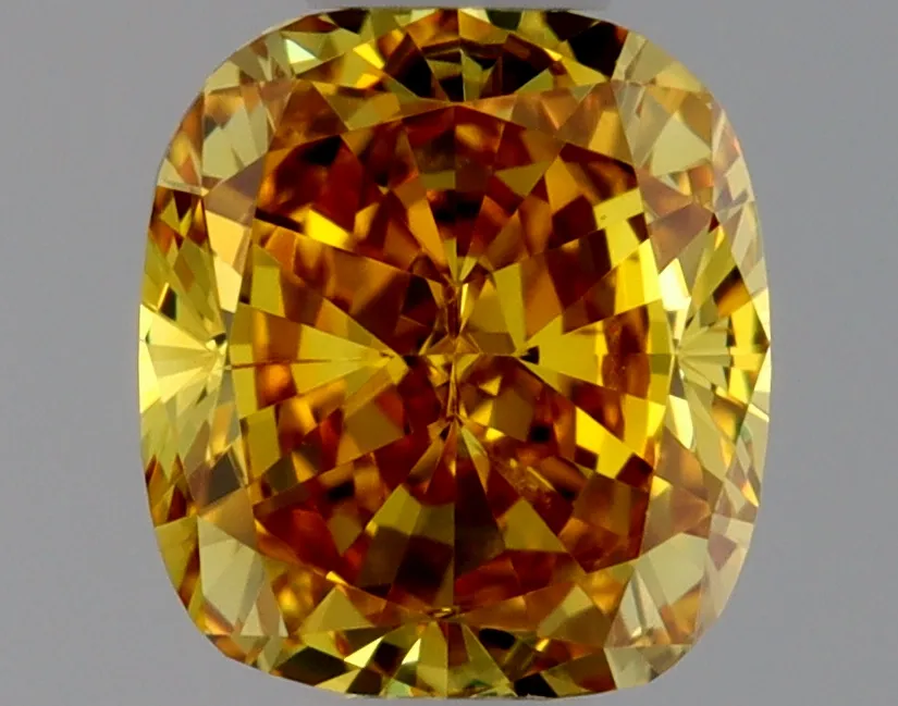 Cushion Brilliant 0.51 Orange SI2 NON