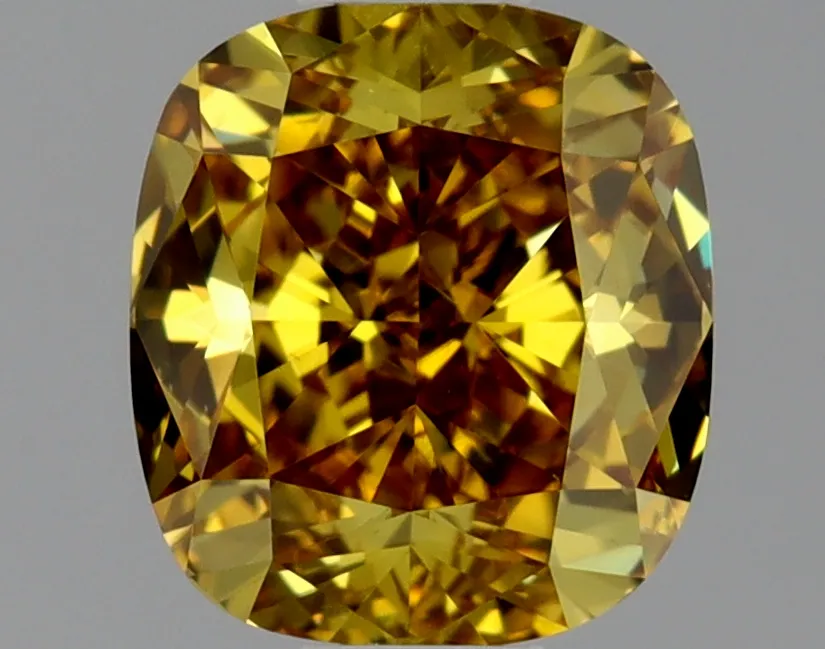 Cushion Brilliant 0.6 Yellow SI1 FNT