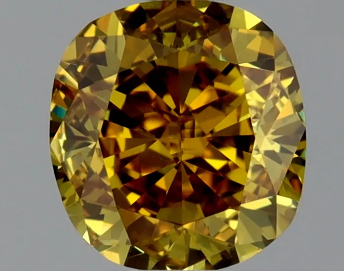 Cushion Brilliant 0.52 Orange VS2 NON