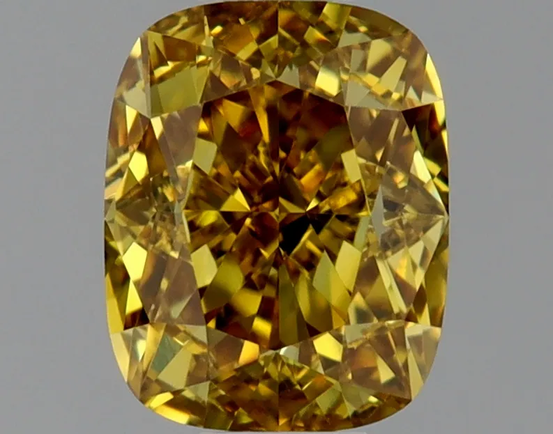 Cushion Brilliant 0.51 Yellow VS2 NON