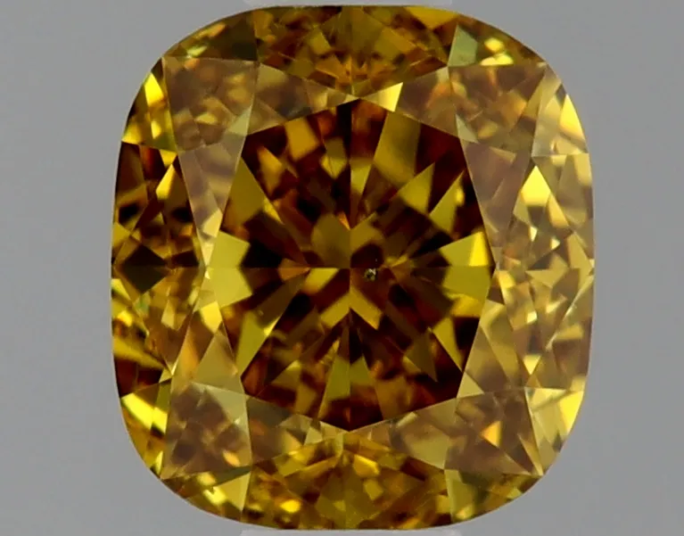 Cushion Brilliant 0.56 Yellow VS2 NON