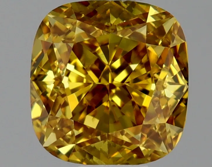 Cushion Brilliant 0.51 Orange VS2 FNT