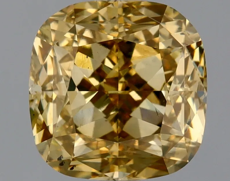 Cushion Brilliant 2.14 Yellow SI1 MED