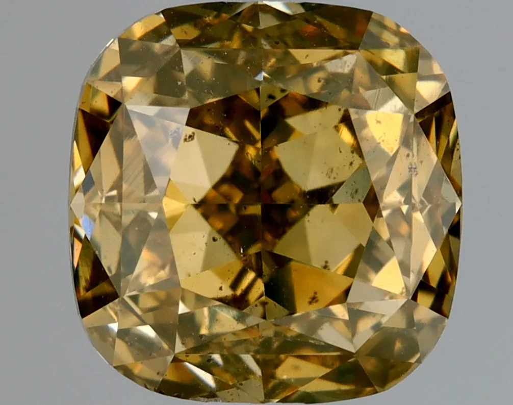 Cushion Brilliant 1.91 Yellow SI2 FNT