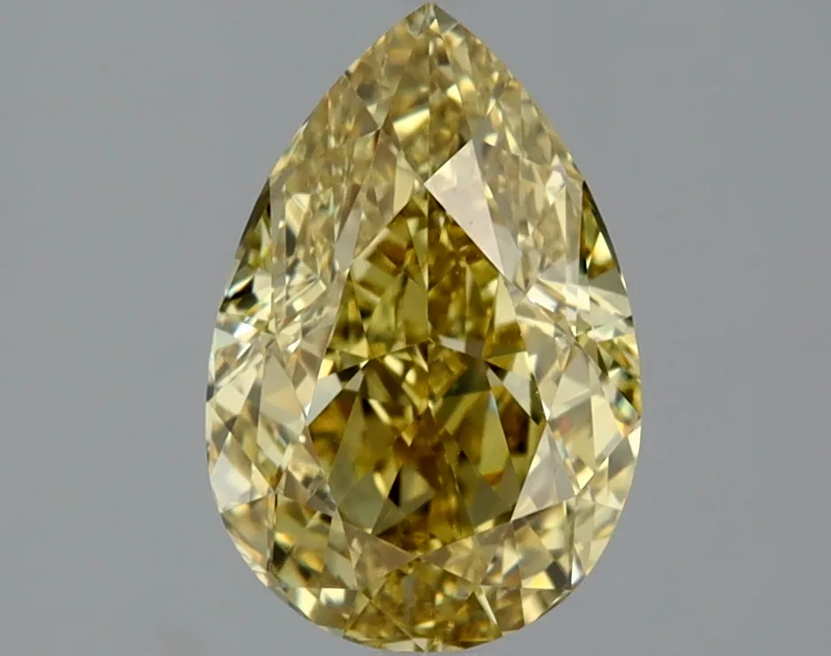 Pear 2.08 Yellow VVS1 FNT