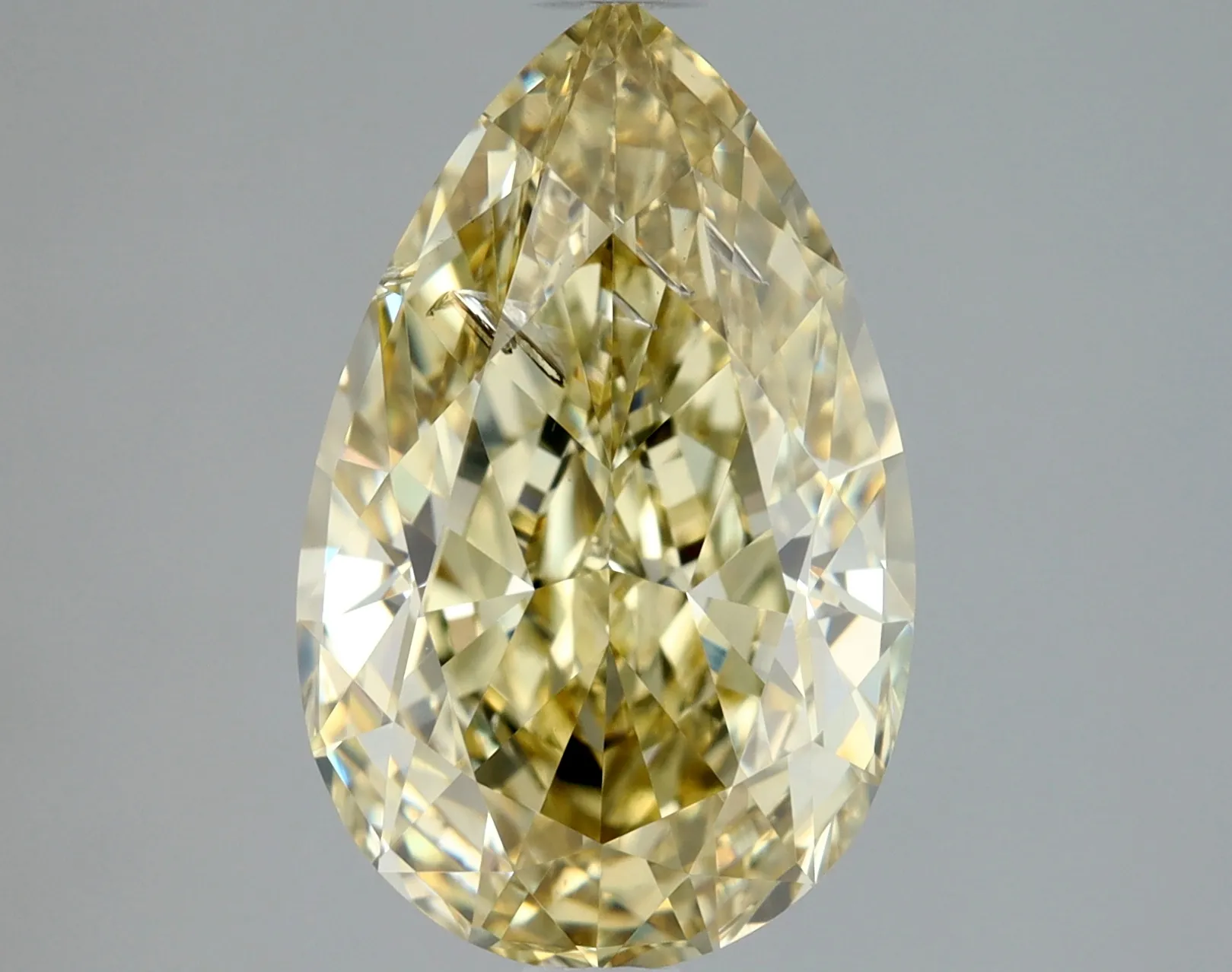 Pear 2.02 Yellow SI2 FNT