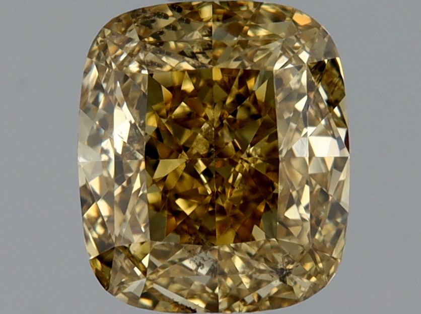Cushion Brilliant 1.34 Yellow SI2 FNT