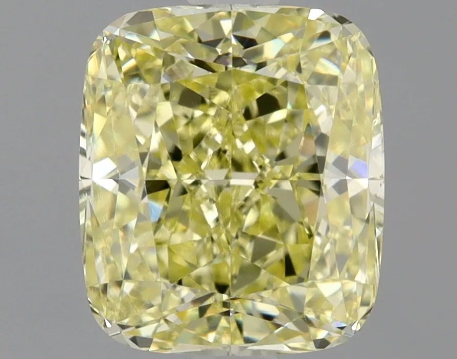 Cushion Brilliant 1.86 Yellow VS1 STG