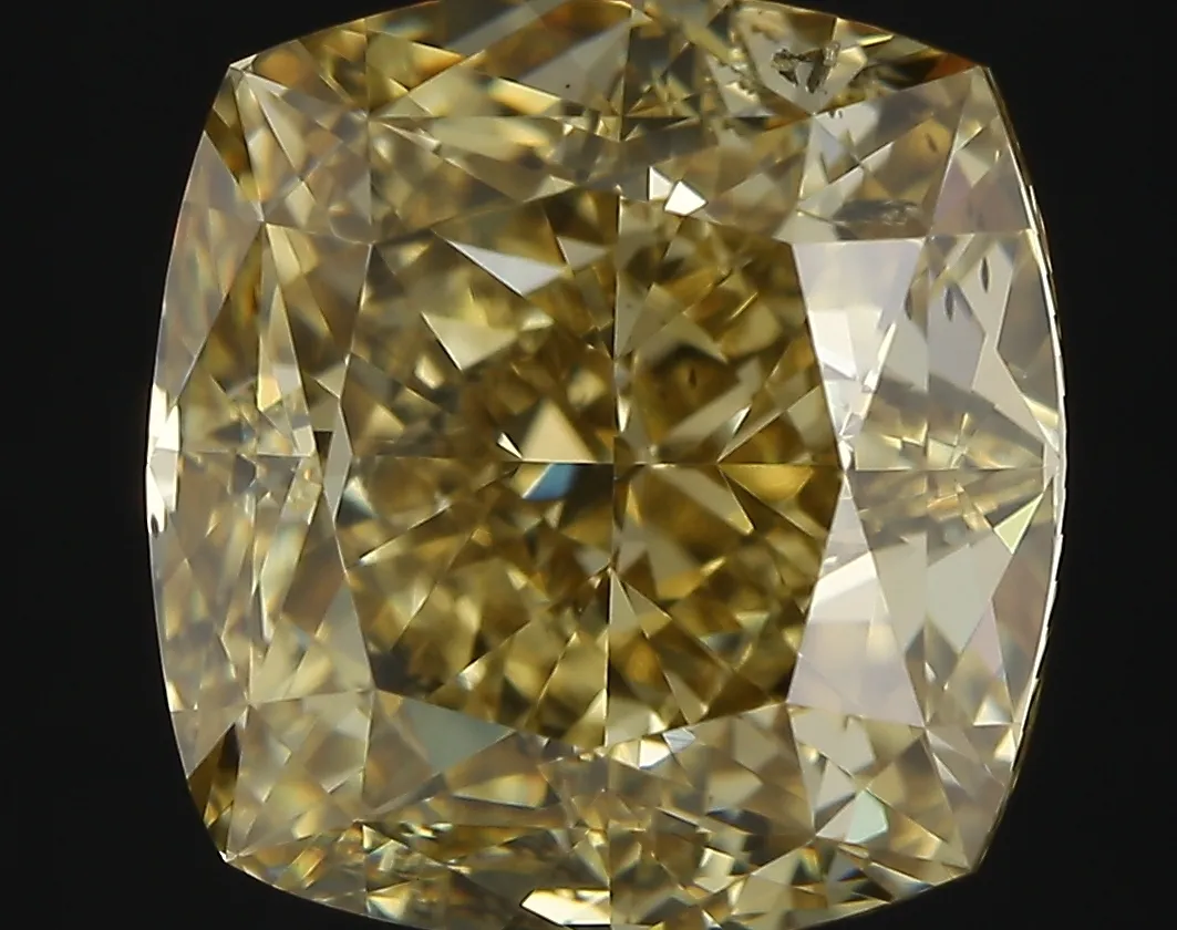 Cushion Brilliant 3.02 Yellow SI1 FNT