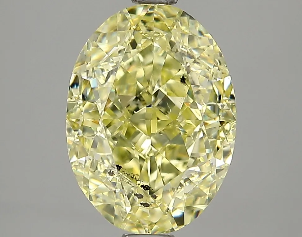 Oval 2.54 Yellow SI2 NON