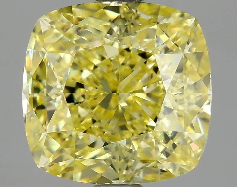 Cushion Brilliant 2.01 Yellow VS2 MED