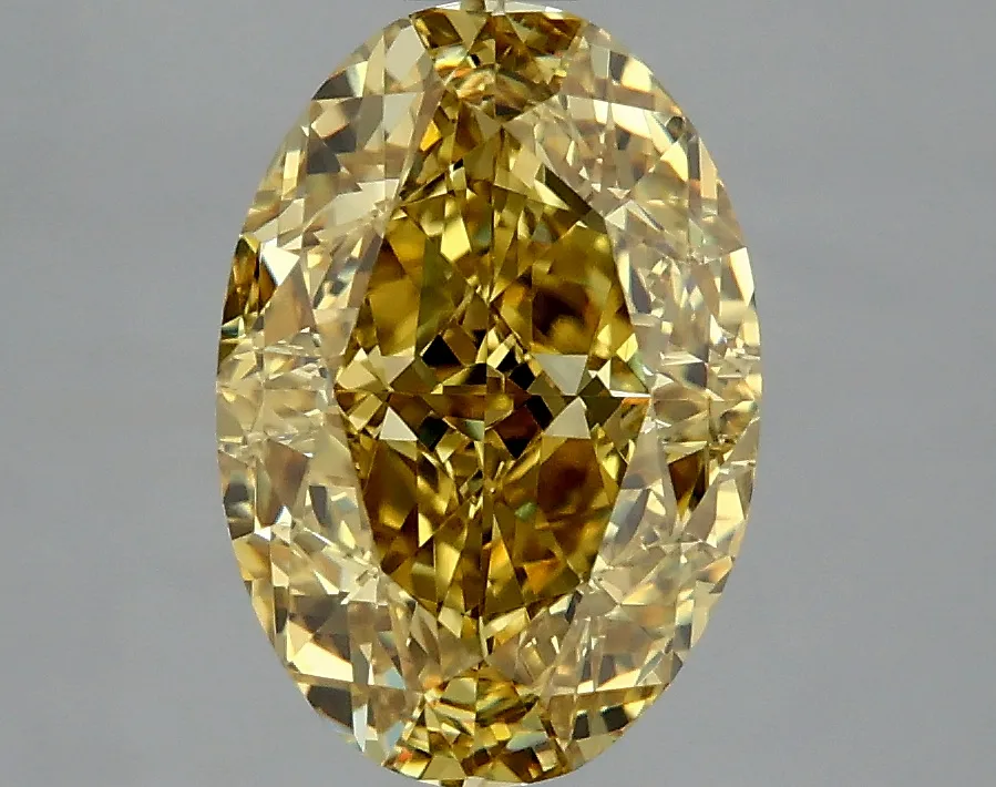 Oval 2.02 Yellow VVS2 NON