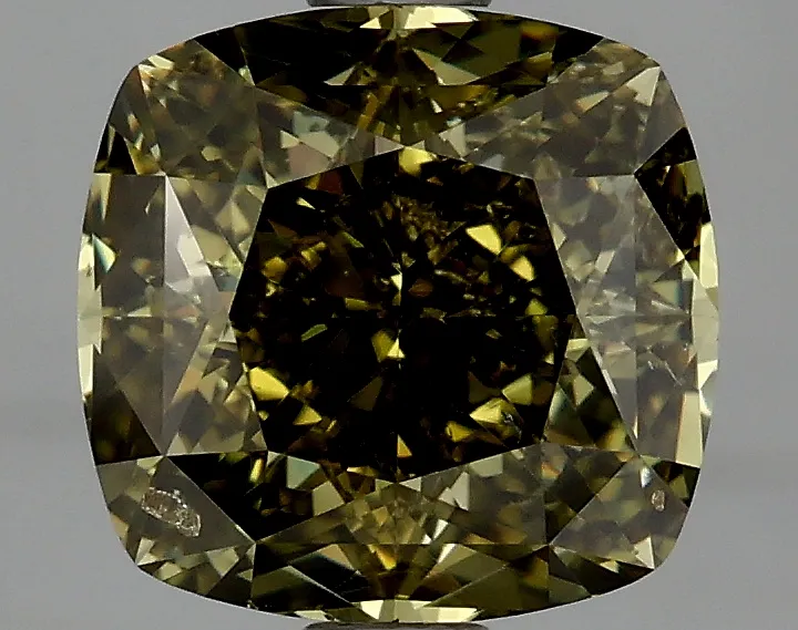 Cushion Brilliant 2.02 Yellow SI2 MED