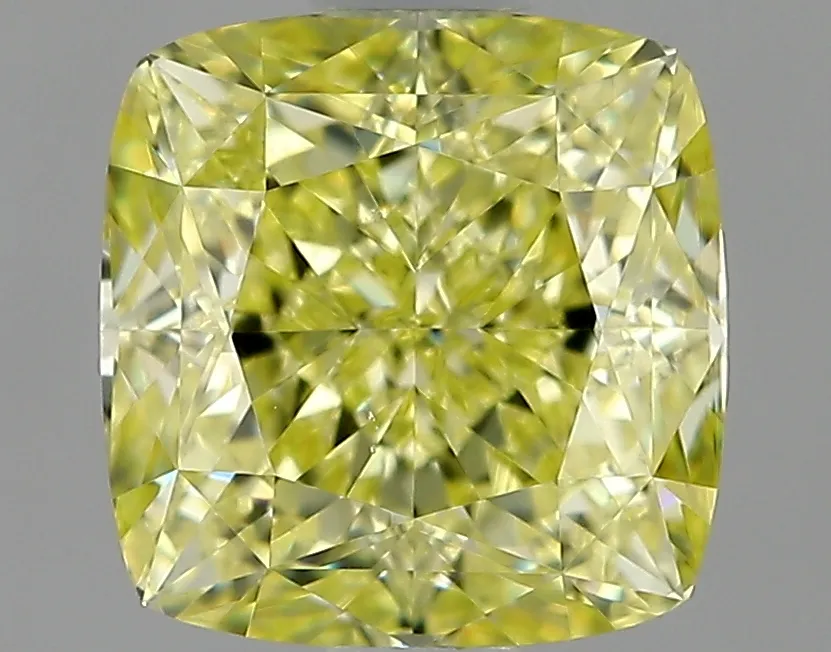 Cushion Brilliant 1.31 Yellow VS2 MED
