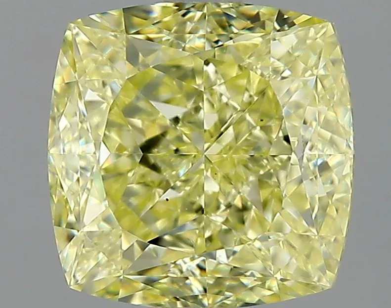 Cushion Brilliant 2.03 Yellow VS2 FNT