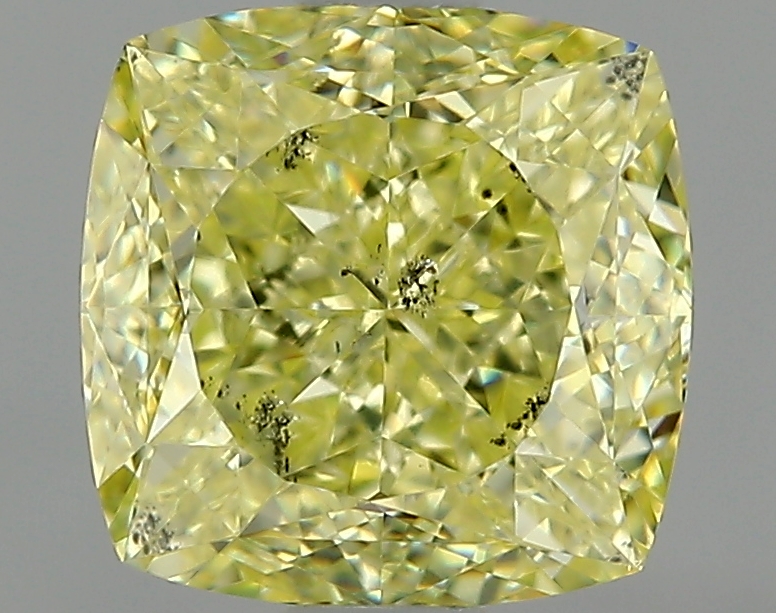 Cushion Brilliant 1.41 Yellow SI2 FNT