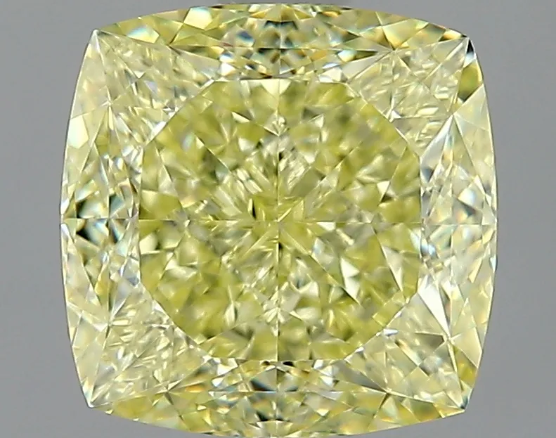Cushion Brilliant 2.03 Yellow VVS2 NON