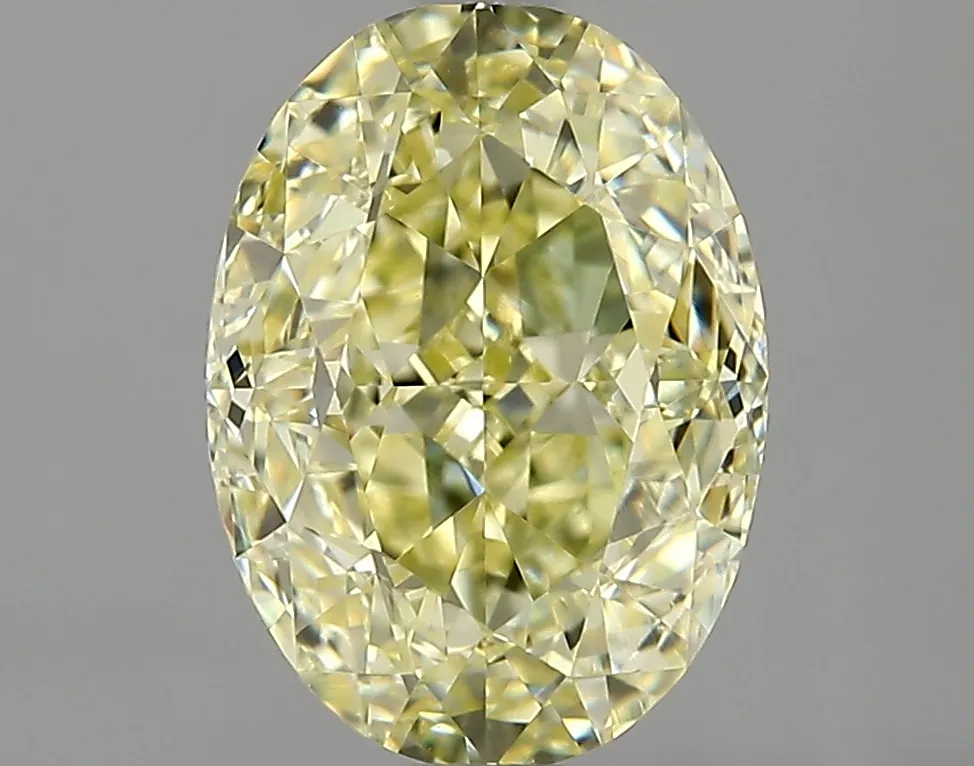 Oval 2.02 Yellow VVS2 NON