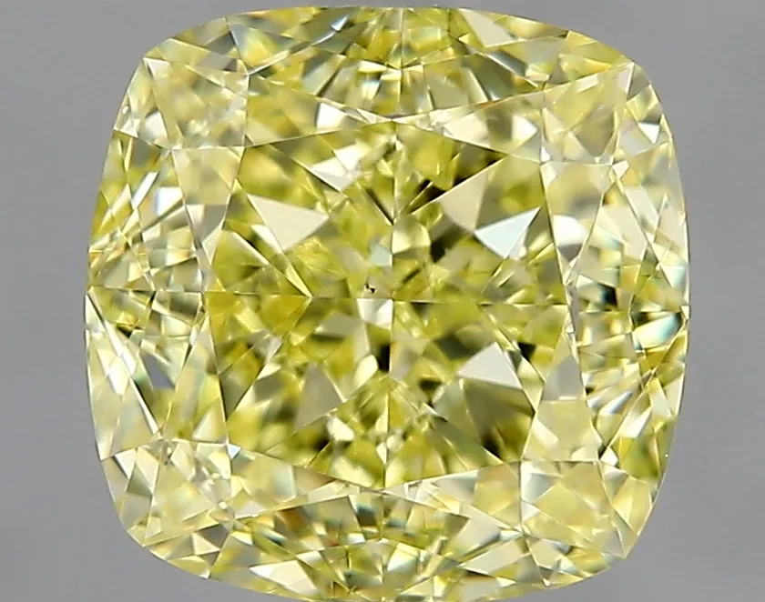 Cushion Brilliant 2.07 Yellow VS2 NON