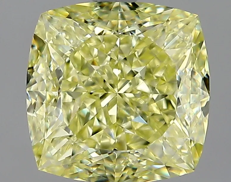 Cushion Brilliant 2.21 Yellow VS1 NON
