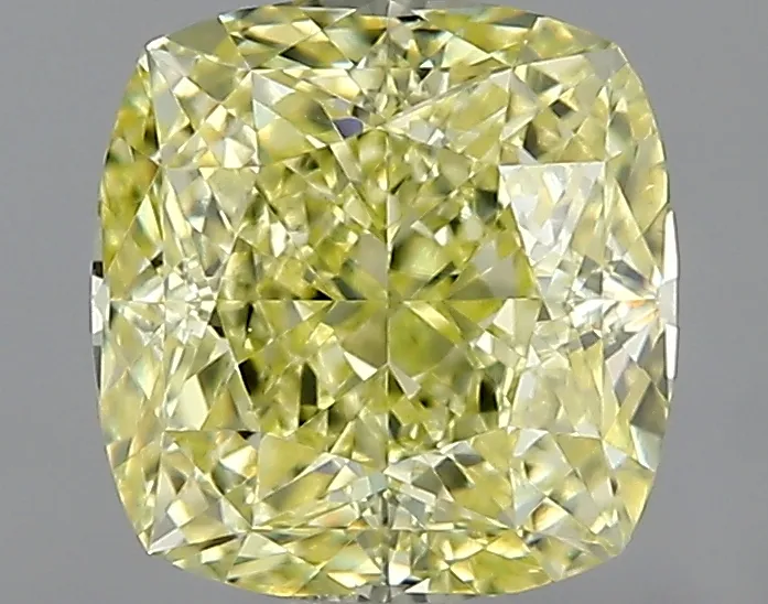 Cushion Brilliant 1.32 Yellow VS2 MED