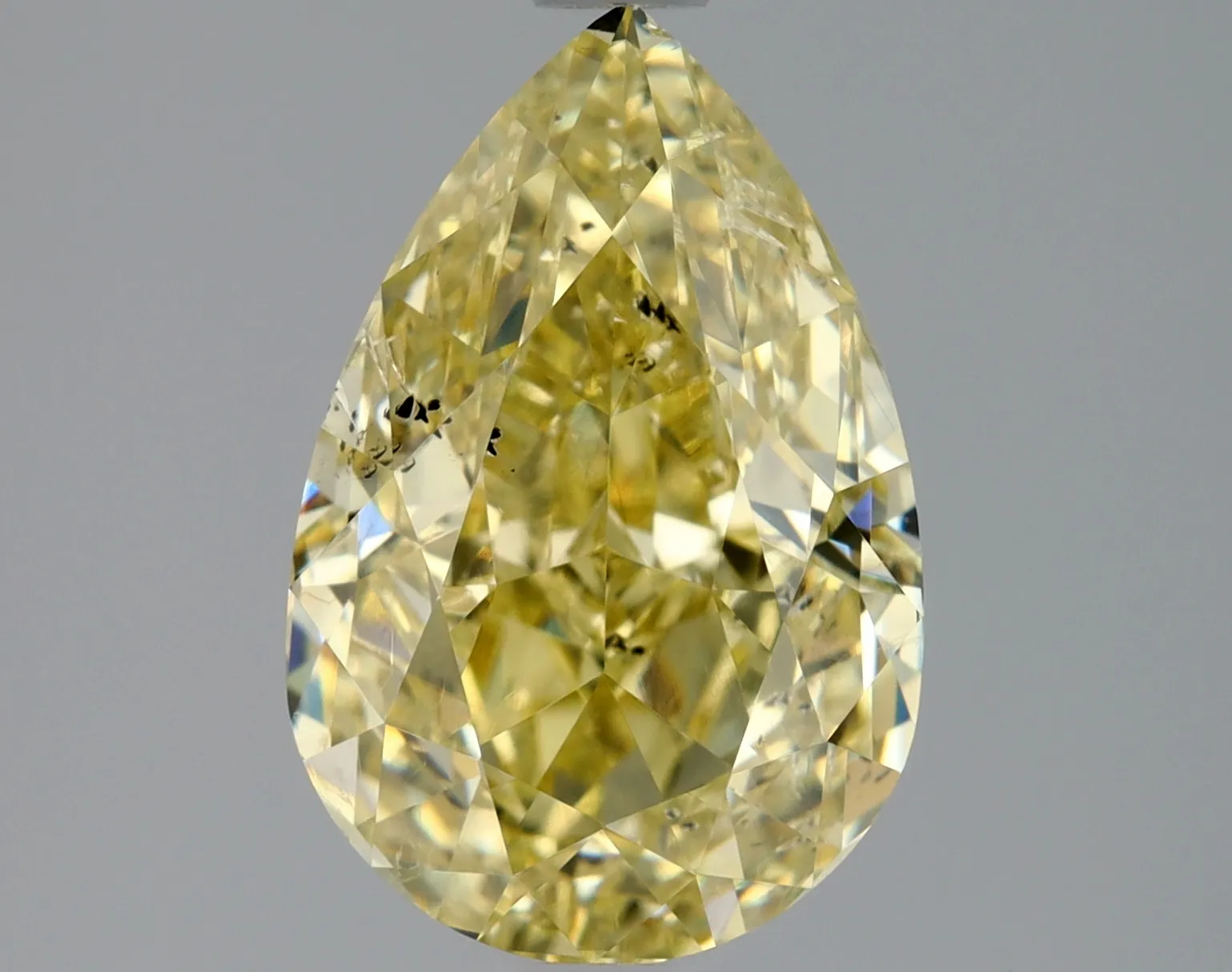 Pear 2.02 Yellow SI2 MED