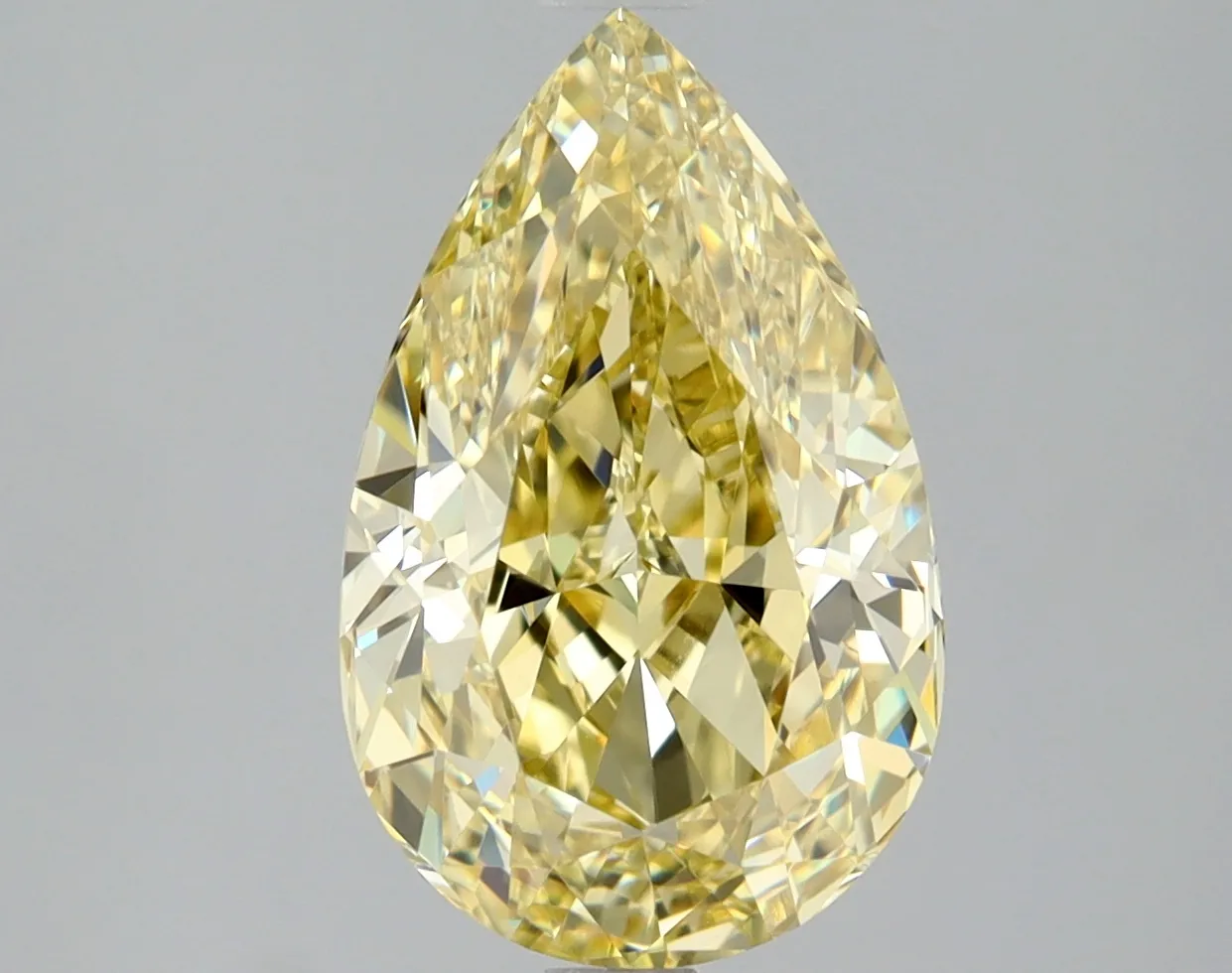 Pear 2.72 Yellow VVS2 MED