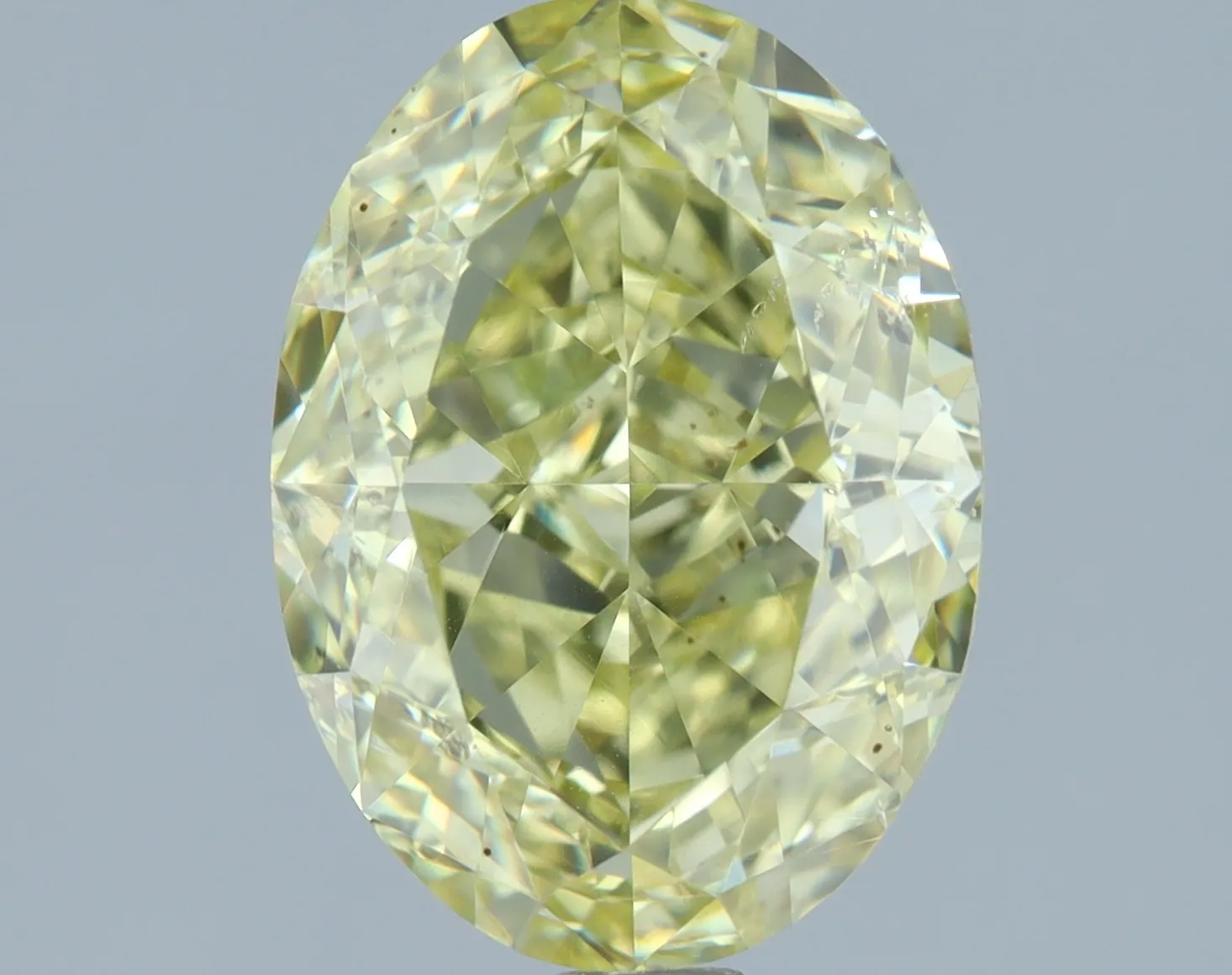 Oval 2.07 Gray SI2 FNT