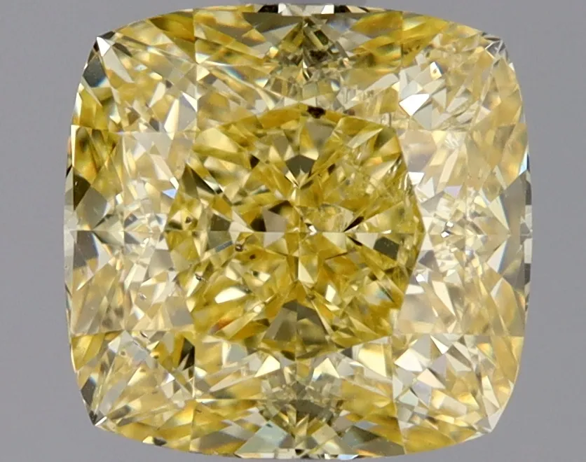 Cushion Brilliant 2.16 Yellow SI2 STG